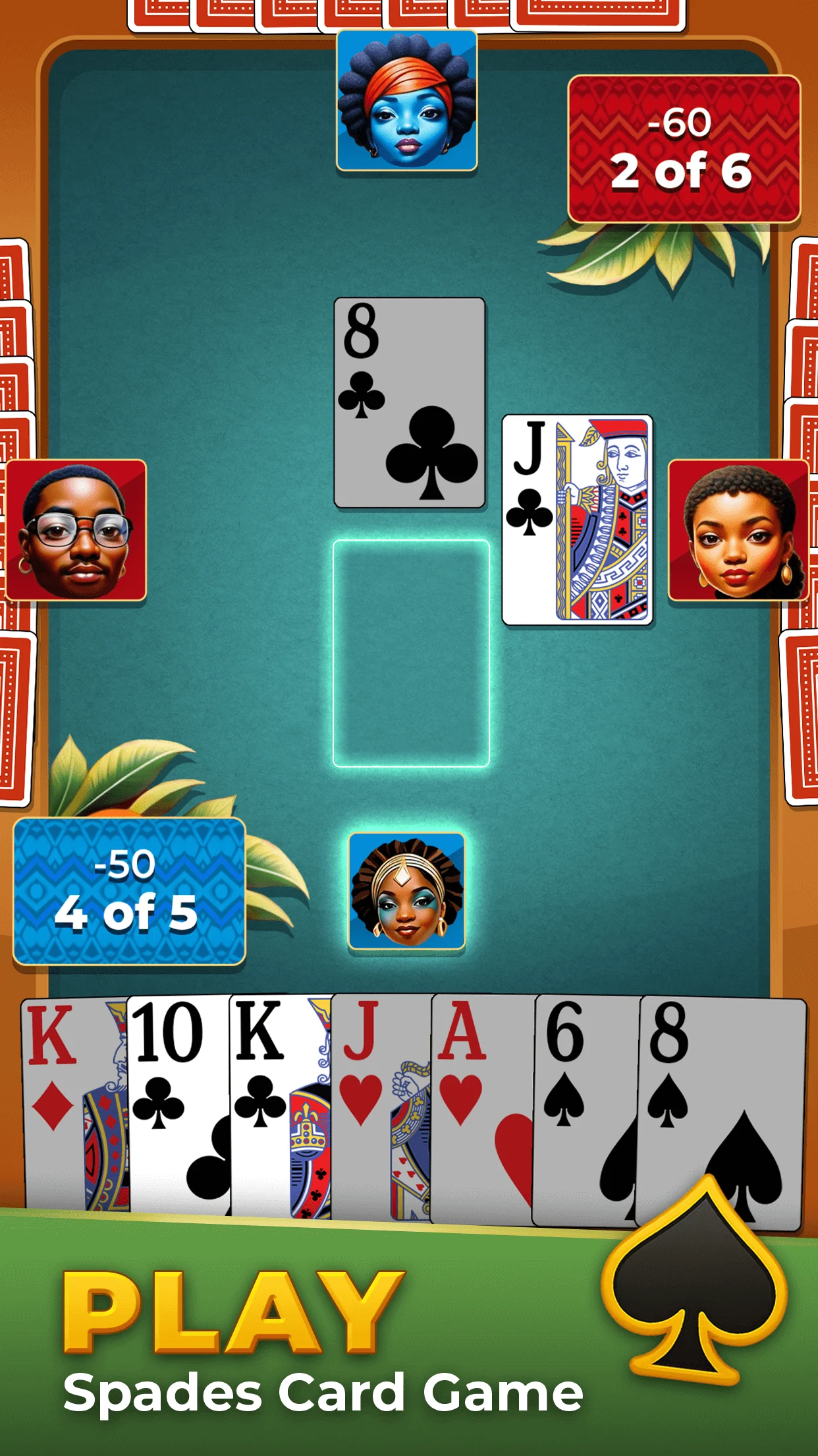 Spades Pop - Classic Card Game screenshot