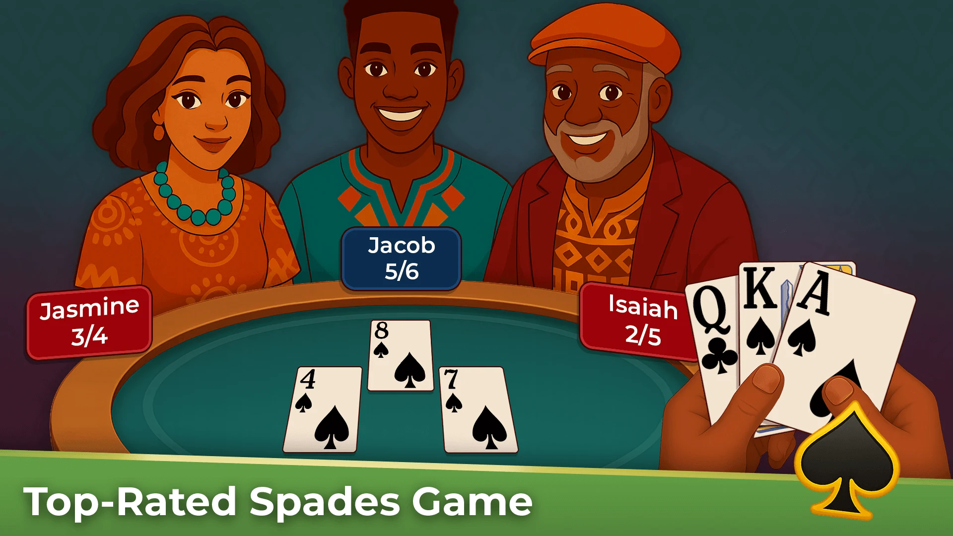 Spades Pop - Classic Card Game screenshot